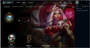 conta League of legends lvl 30 LOL