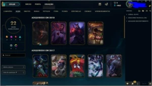 Conta League of Legends LOL