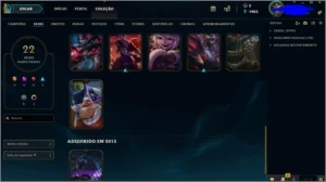 Conta League of Legends LOL