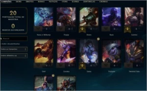 conta smurf league of legends LOL