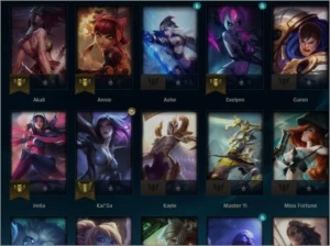 conta smurf league of legends LOL