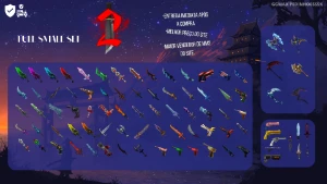Murder Mystery 2! 107 itens Full Small set por R$46 - Roblox