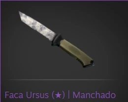 FACA URSUS MANCHADO FT BARATOOOO - Counter Strike CS