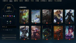 Conta LoL Full Acesso - 116 champs e 89 skins - Main Irelia - League of Legends