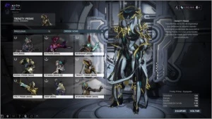 conta warframe nivel 13, muitos primes - Steam
