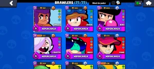 Conta Do Brawl Stars Completa Com 77/77 Personagens