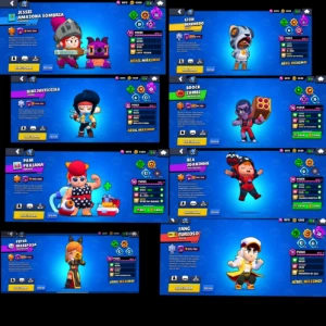 Conta Do Brawl Stars Completa Com 77/77 Personagens