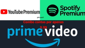 Combo contas privada (Spotify, Prime video e Youtube) - Assinaturas e Premium