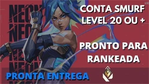 CONTAS SMURF VALORANT LV 20 PRONTA ENTREGA !!!