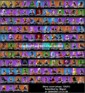 CONTA FORTNITE COM TEMPORADA 3 E 120 SKINS