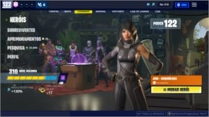 CONTA FORTNITE COM TEMPORADA 3 E 120 SKINS