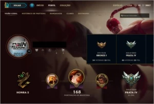 Conta Prata - League of Legends LOL