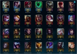 Conta league of legends Bronze 3 78 campeões 40 skins LOL