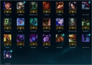 Conta league of legends Bronze 3 78 campeões 40 skins LOL