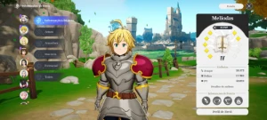 7ds Origin 80k de cc, Skin do meliodas e da arma. - Seven Deadly Sins