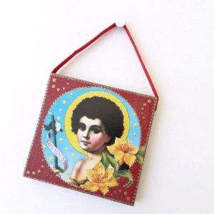 Quadrinho Santinho Caipira - São João - Artesanato e Personalizados