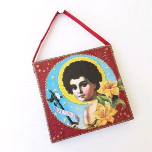 Quadrinho Santinho Caipira - São João - Artesanato e Personalizados