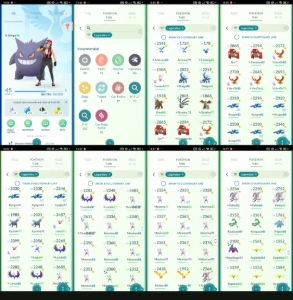 Pokémon GO LVL 45 | 17 Mewtwo + 2 Shiny | 86 Lendários |Q351