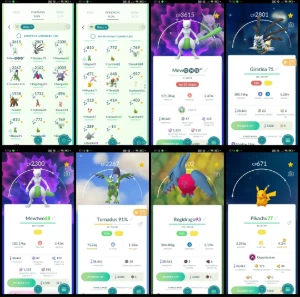 Pokémon GO LVL 45 | 17 Mewtwo + 2 Shiny | 86 Lendários |Q351