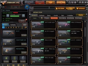 conta crossfire 170m.n+12 personagens