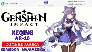 ✨GENSHIN IMPACT - CONTA COM KEQING 5⭐ AR10 ✨