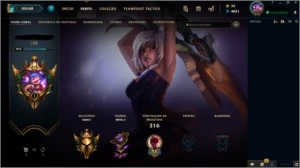 CONTA GOLD COM MUITAS SKINS/CAMPEÕES - League of Legends LOL