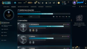 Conta League of Legends Nv.186 com 66 Skins e 119 Campeões LOL