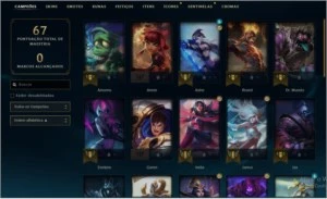 conta gold 4 - League of Legends LOL