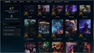 conta gold 4 - League of Legends LOL