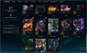 conta gold 4 - League of Legends LOL