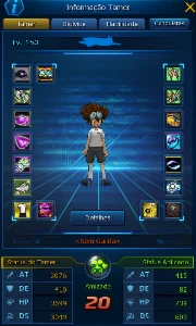 Conta Mid Game LADMO Omega - Digimon Masters Online