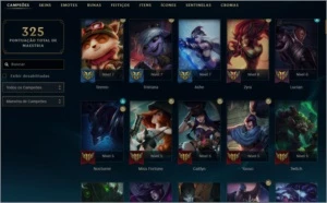 Conta League Of Legends - 166 skin/quase full champ LOL