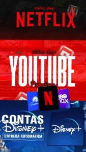 Painel para revenda de contas premium - Assinaturas e Premium