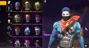 Conta de free fire com angelical , punho , coelhão,arma evol