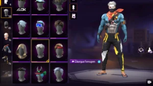 Conta de free fire com angelical , punho , coelhão,arma evol