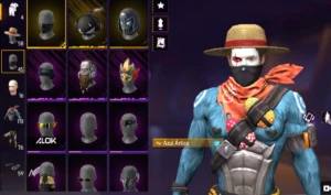 Conta de free fire com angelical , punho , coelhão,arma evol
