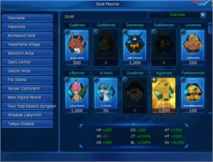tamer lv 100 barbamon - Digimon Masters Online DMO