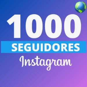 Instagram - 1000 Seguidores Por Apenas R$ 7,99 Mundial - Outros