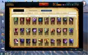 Conta SMURF Platina V, 41 Campeões e 15 Skins - League of Legends LOL
