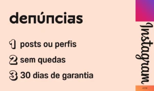MUITO BARATO | Denúncias para Instagram - Redes Sociais