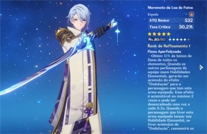 Ayato e sua arma assinatura! - Genshin Impact
