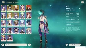 Genshin Impact AR46 (NA) Xiao+Kazuha+Diluc+Keqing