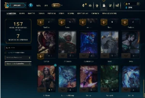 Platina 4 com 50 Champs e 8 Skins - League of Legends LOL