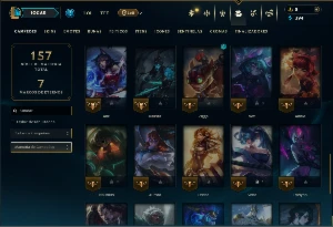 Platina 4 com 50 Champs e 8 Skins - League of Legends LOL
