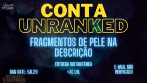 CONTA SMURF LV30+ COM ATÉ 70K DE ESSENCIA AZUL - League of Legends LOL