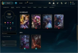 CONTA GRÃO MESTRE, 46 CAMPEÕES, 16 SKINS,13390EA, 270 RP - League of Legends LOL