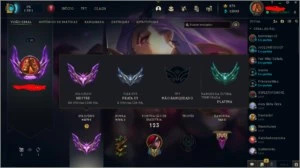 CONTA GRÃO MESTRE, 46 CAMPEÕES, 16 SKINS,13390EA, 270 RP - League of Legends LOL