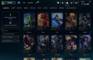 Conta Lol Bronze, 43K Ea, 37 Skins, Upada na Mão, Lvl 30 - League of Legends