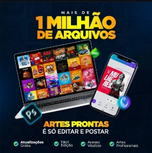 Pack +1 Milhão Arquivos | Redes Socias | Photoshop | Canva | - Outros