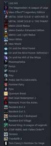 Conta STEAM com selo de 10 ANOS, 101 JOGOS e 110 ITENS!